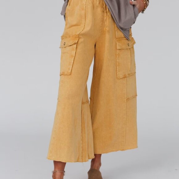 Game On Cargo Wide Leg Pant - Three Bird Nest - Picture 3 of 5